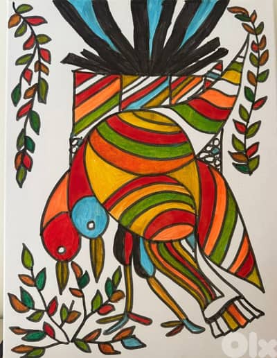 رسم اكريليك