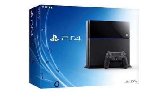New PS4 console with 2 controllers