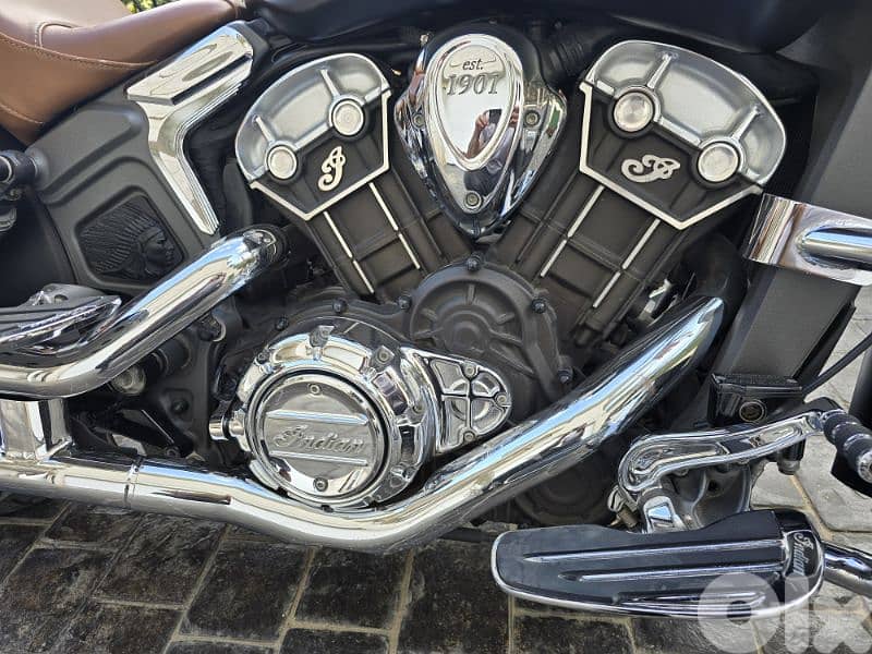 2016 Indian Scout — Fully Customized — 8,300 km 2