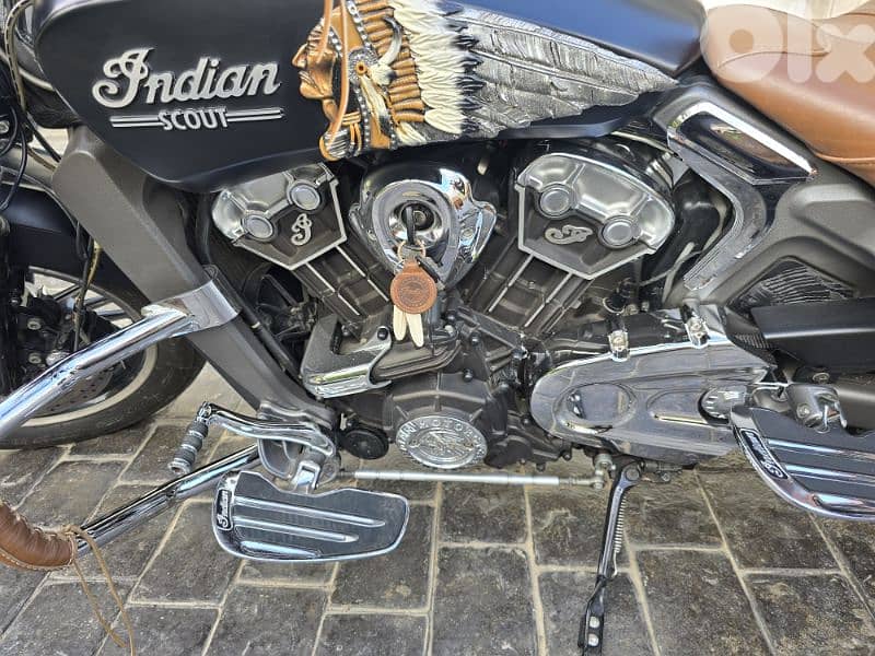 2016 Indian Scout — Fully Customized — 8,300 km 10