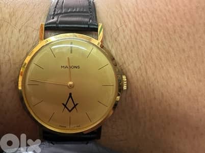 masons vintage watch manual swiss made 200$