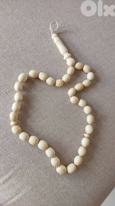 مسبحة عاج الفيل افريقية خرط قديم مميزة