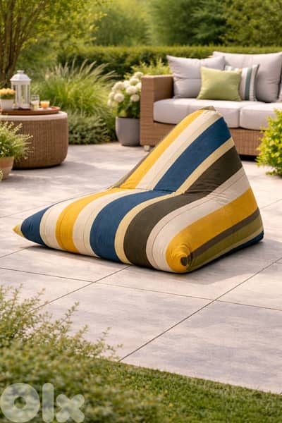 The Riviera Outdoor Pouf Lounger