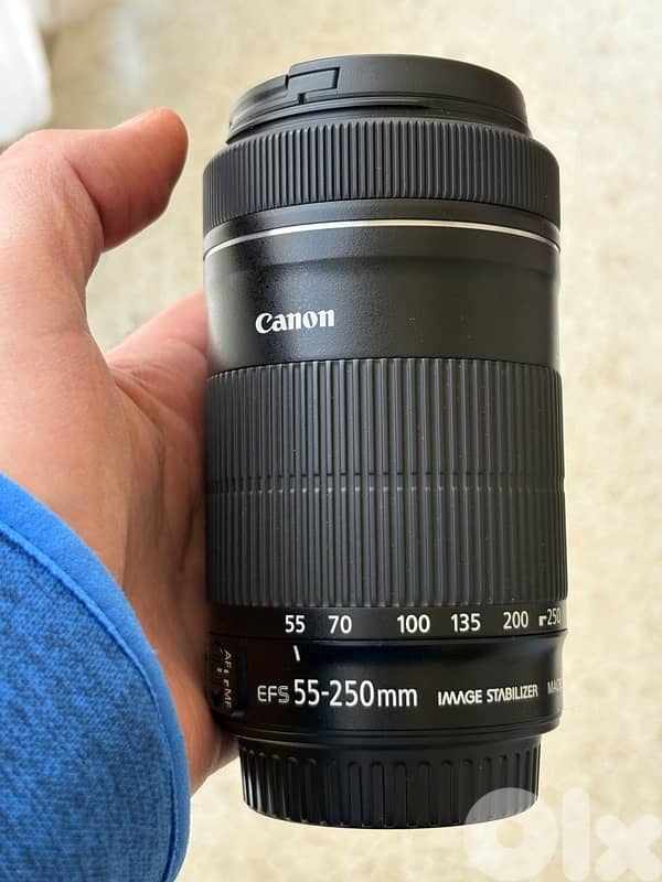 Canon 55-250 IS STM lens. accessories 2