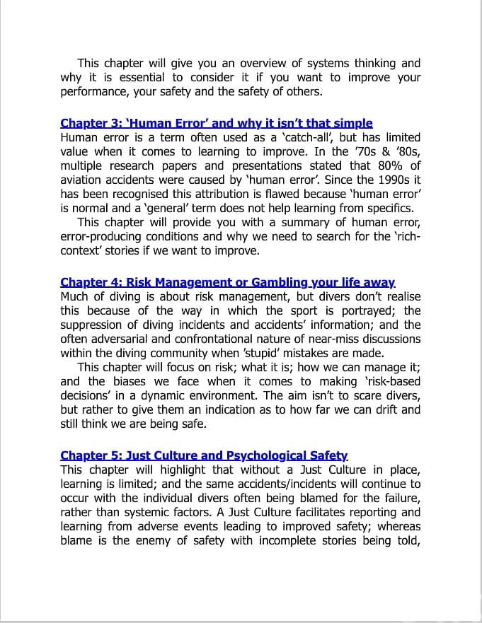 Under Pressure: Diving Deeper with Human Factors Paperback (eBook) 13