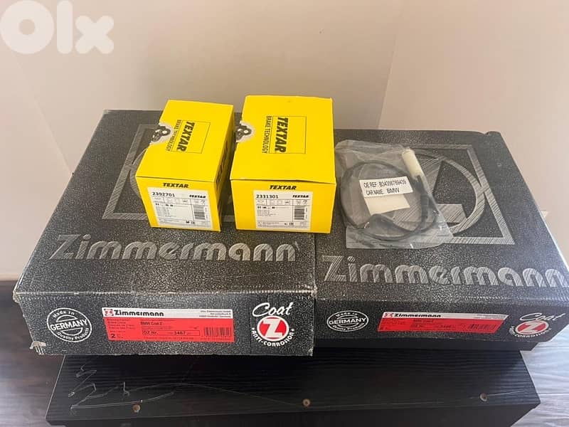 Brake pads and discs for BMW 2009 2