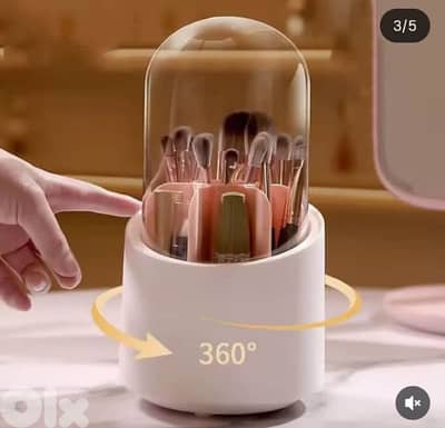 rotating makeup storage stand