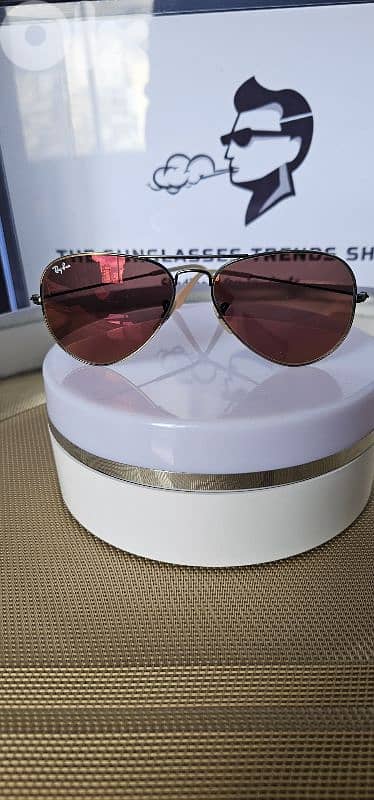 Ray-Ban Aviator Flash Lenses RB3025 167/2K Bronze Red 1
