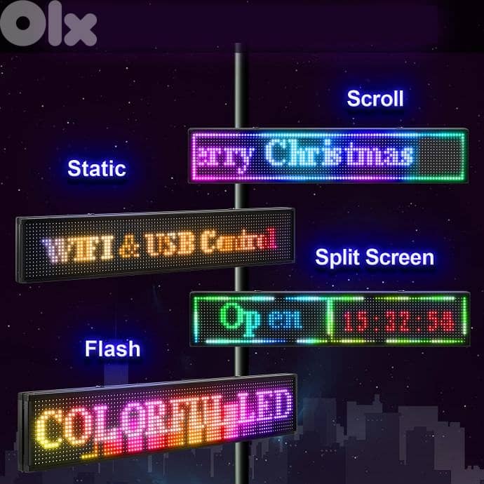 LED SIGN PANEL , FULL COLOR , SINGLE COLOR 2