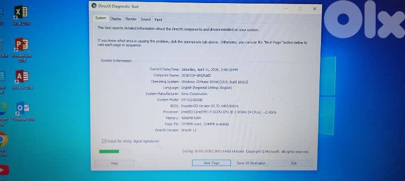 laptop sony vaio gaming 3