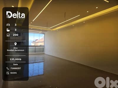 Ready to move in Apartment for sale in Dawhet Aaramoun, Aley