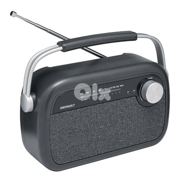 IDDENWELT Compact Bluetooth radio ,Operates on batteries & mains power 1