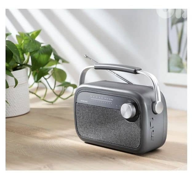 IDDENWELT Compact Bluetooth radio ,Operates on batteries & mains power 2