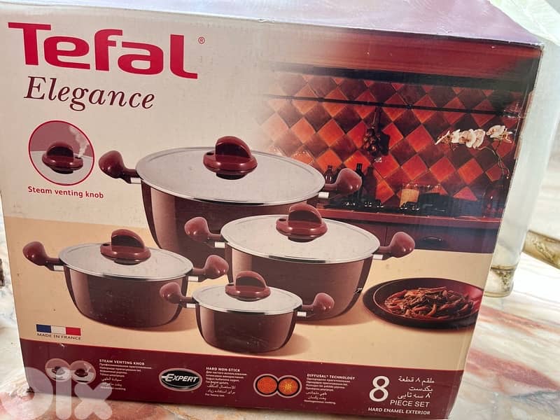 Tefal Elegance -8 piece cookware set 1