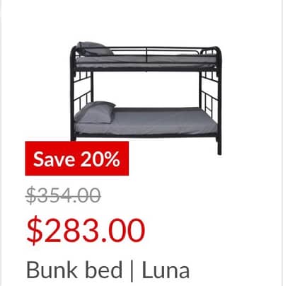 bunk bed