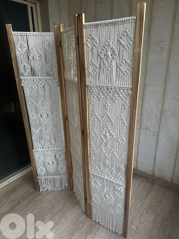macrame partition / paravan 1