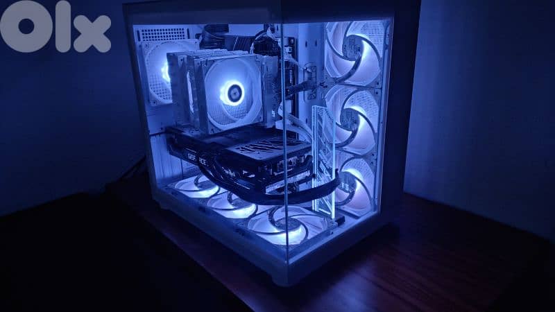 Computer with monitor, U. P. S and keyboard 1
