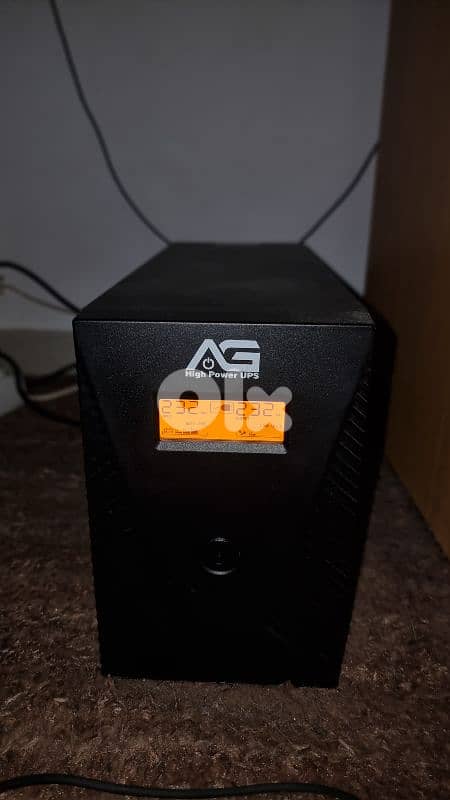Computer with monitor, U. P. S and keyboard 6