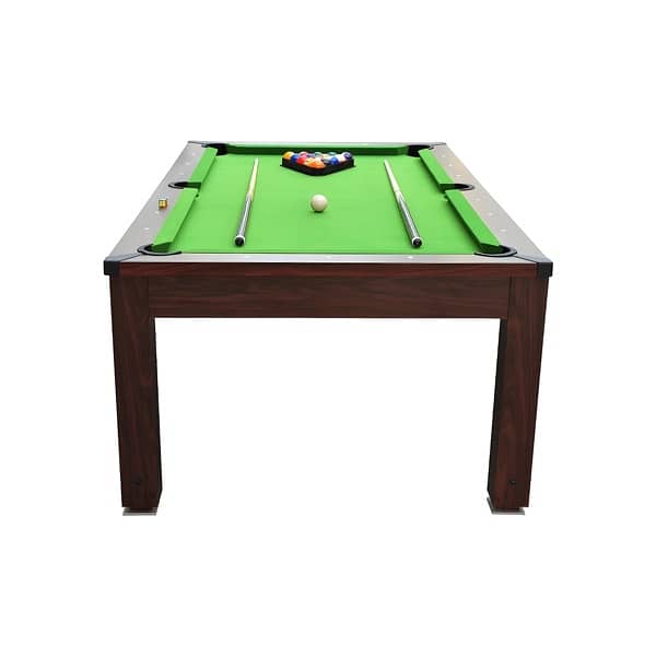7FT Billiard Table 3-in-1 with Ping Pong & Dining 8