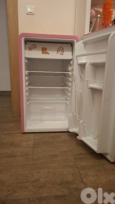 mini Fridge with stickers