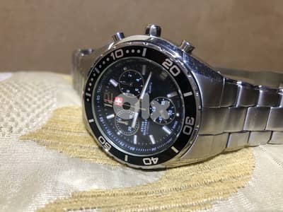 SWISS MILITARY BY CHRONO CHRONOGRAPH SWITZERLAND ORIGINAL 100 METER 44