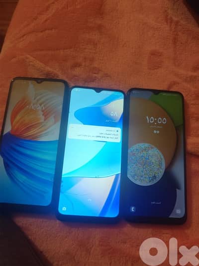 Infinix smart 6 , Samsung a03 ,oppo a16