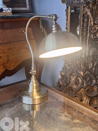 english brass flexible desk lamp