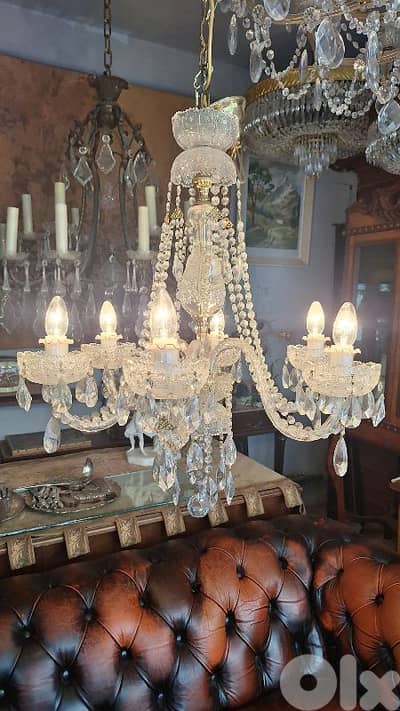 czech original crystal chandelier