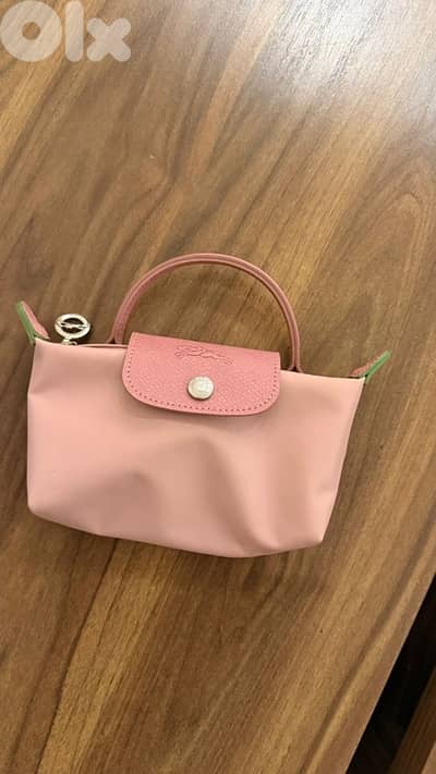 Longchamp Le Pliage Mini Pink Pouch