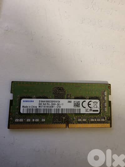 RAM 8 GB DDR4 2666 MHZ SAMSUNG