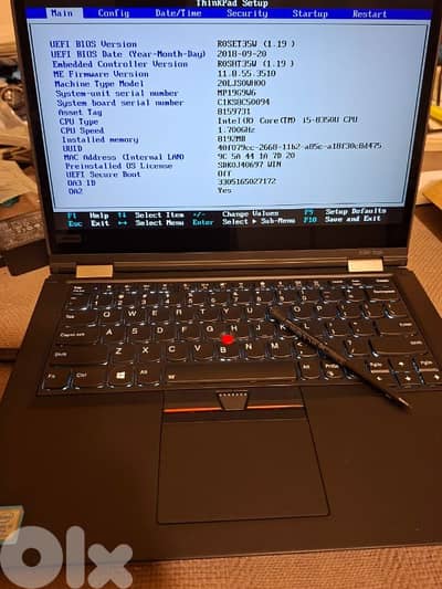 lenovo thinkpad x380 yoga original pen core i5 ram 8 nvme 256 gb