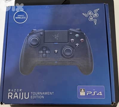 ps4(slim)+razer raiju tournament edition controller