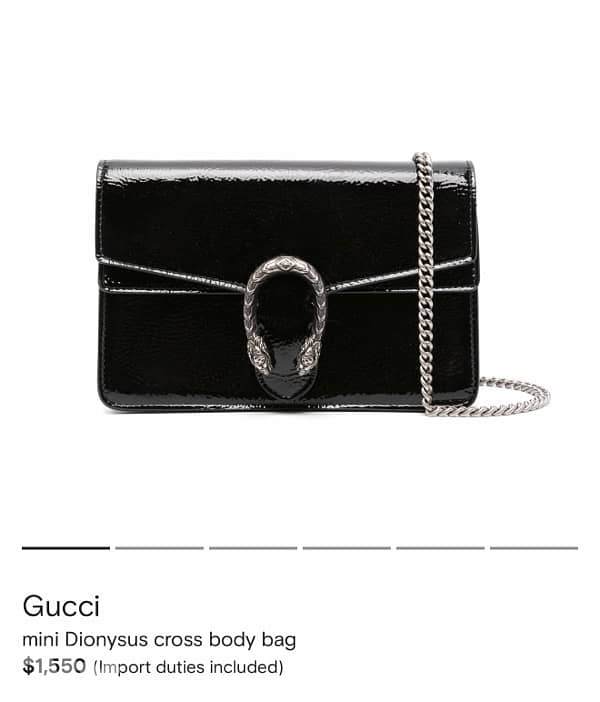 GUCCI DIONYSUS MINI BAG EXCELLENT CONDITION LIKE NEW WITH BOX 3