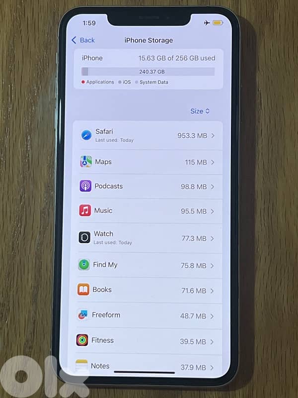 iPhone xs max 256gb super ndeef 3