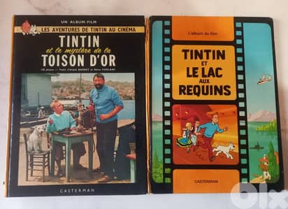 2 Tintin BD film albums