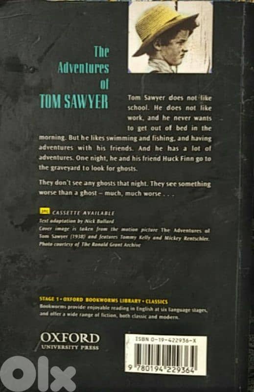 The adventures of Tom Sawyer (educational text) 1