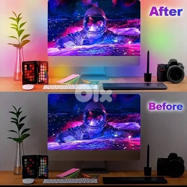 RGB Monitor LED Light Bar – USB Powered Ambient Backlight - Gaming ...