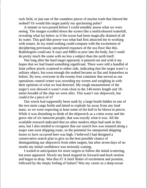 The Shipwreck Hunter 6