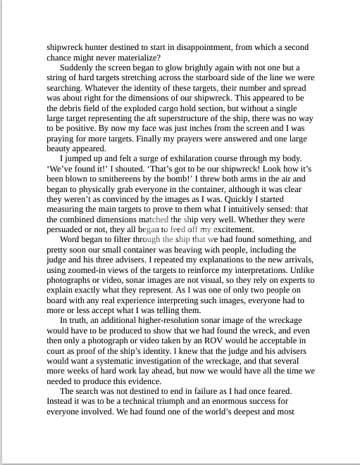 The Shipwreck Hunter 7