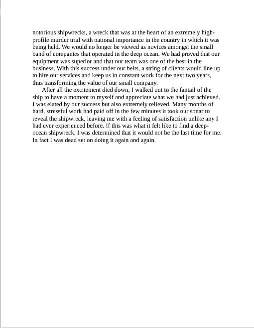 The Shipwreck Hunter 8