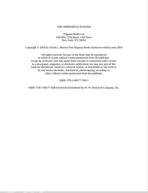 The Shipwreck Hunter 9