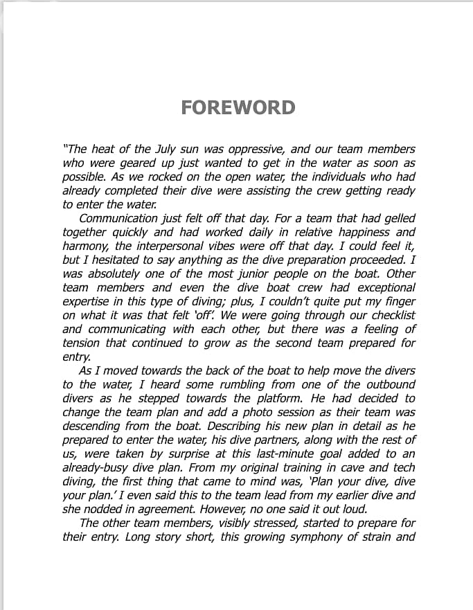 Under Pressure Diving Deeper with Human Factors By Gareth Lock 6