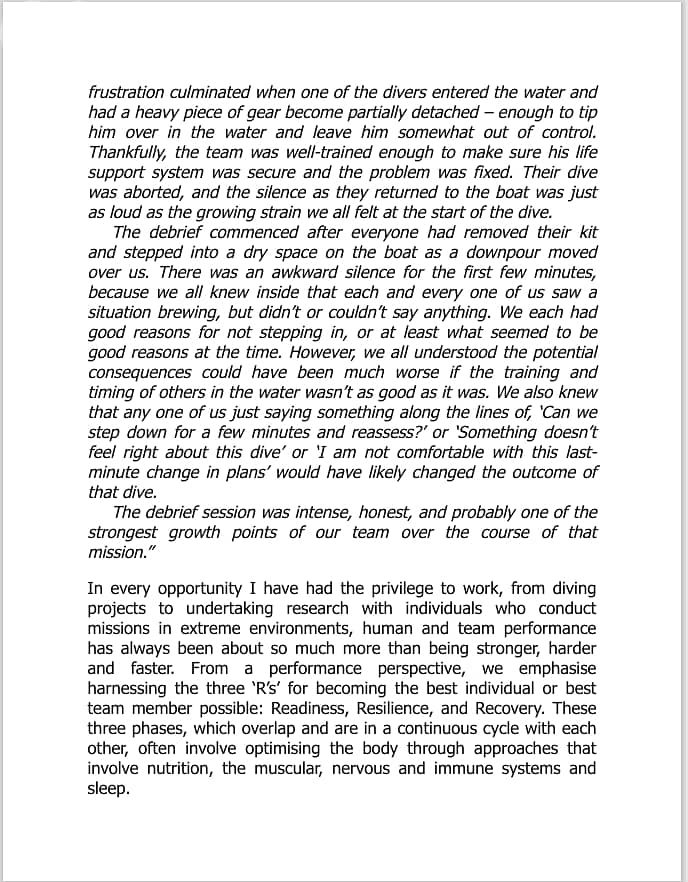 Under Pressure Diving Deeper with Human Factors By Gareth Lock 7