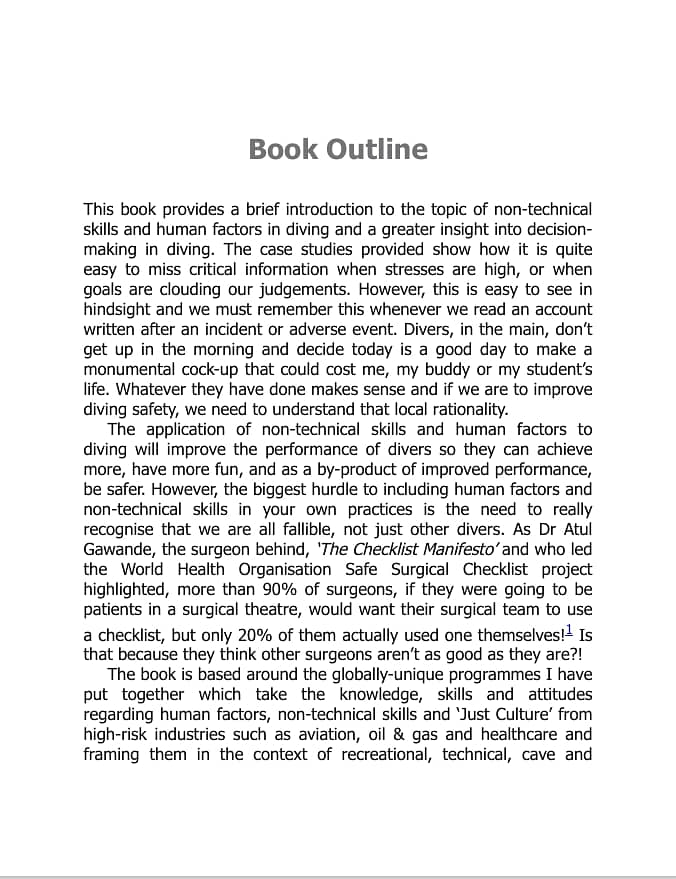 Under Pressure Diving Deeper with Human Factors By Gareth Lock 10