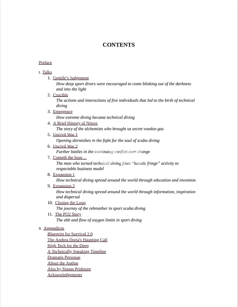 Technically Speaking Talks on Technical Diving Volume 1 1