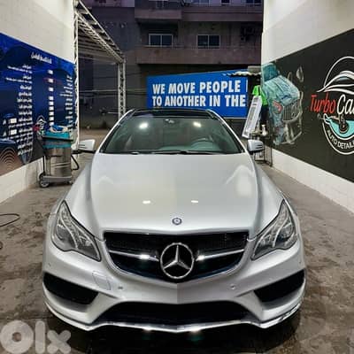 Mercedes-Benz E 250 coupe 2014 silver/red ( 70/062004 )