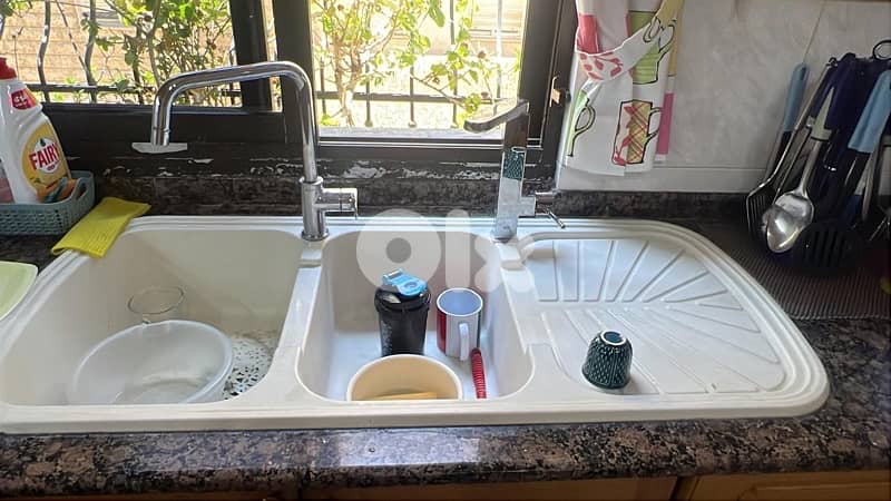 Kitchen cabinets and sink 1