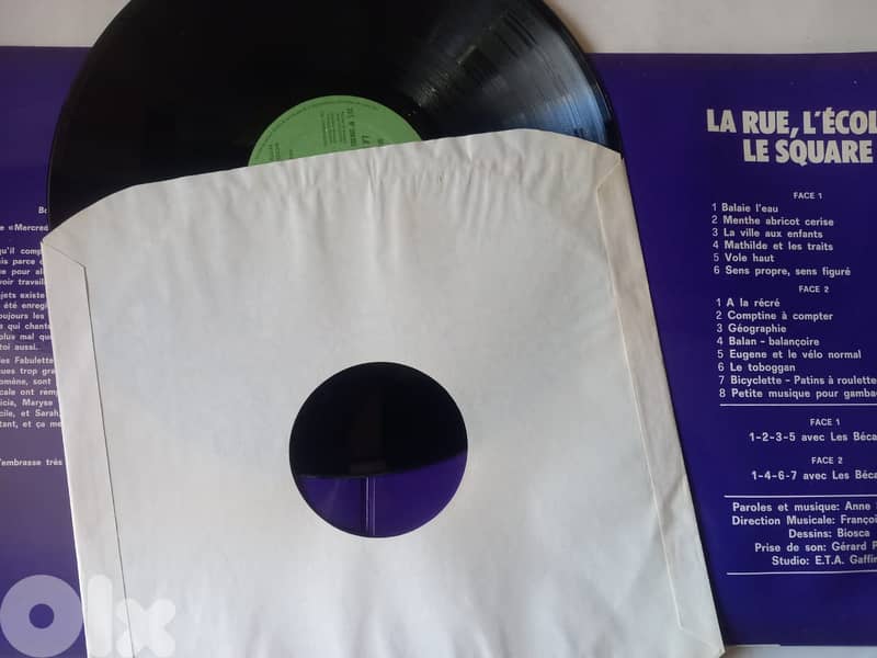 Anne Sylvestre -La rue, l'école, le square -1979 vinyl 1