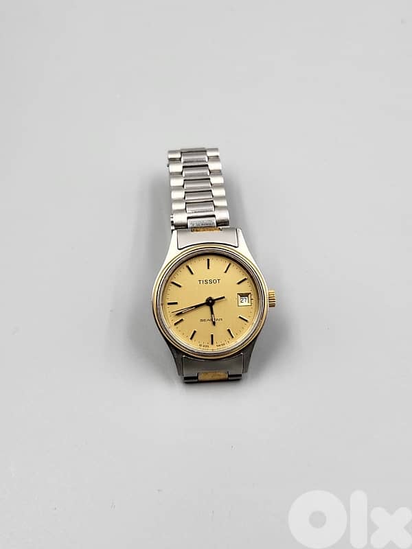Tissot Seastar Two-Tone Gold Dial Quartz Watch – Date 5