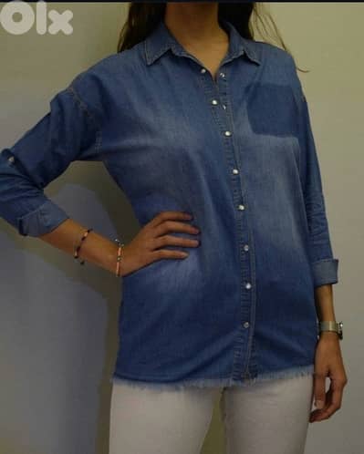 New denim blouse